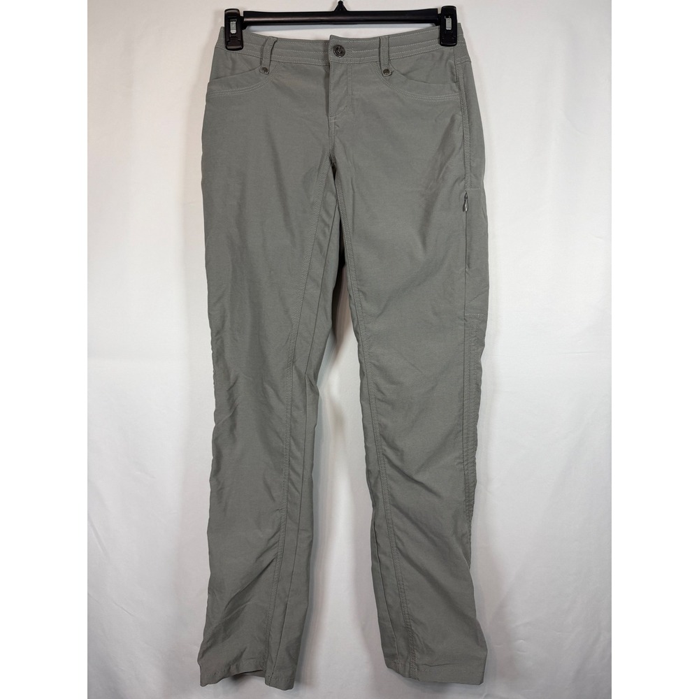 Kuhl Splash Straight Leg Hiking Pants Women 4 Reg Sage Green Outdoor RN108846